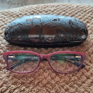 Tory Burch TY2067 Violet Havana eyeglass frames.